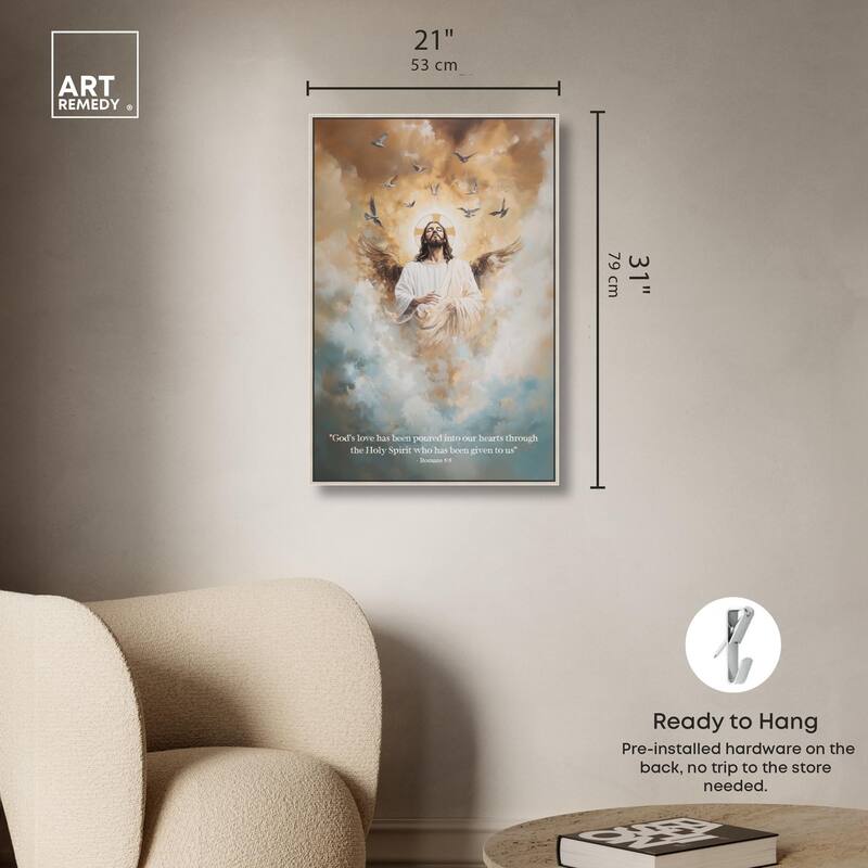 His Love Canvas by Art Remedy