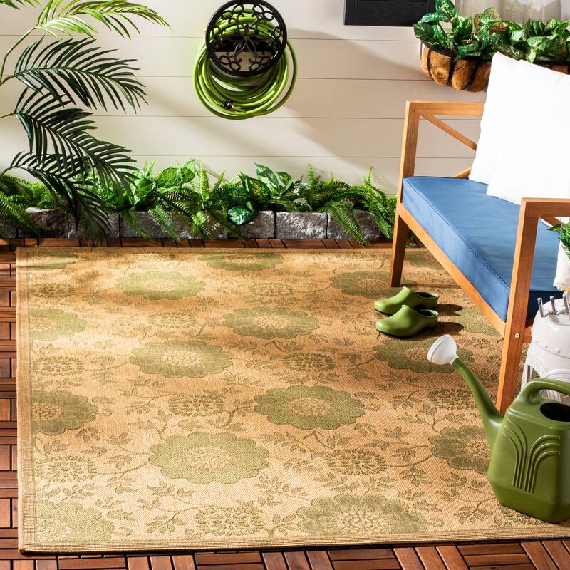 SAFAVIEH Courtyard Elissa Indoor/ Outdoor Waterproof Patio Backyard Rug