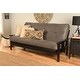 preview thumbnail 12 of 19, Somette High-density Foam Full-size Replacement Futon Mattress Only Suede Grey