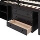 preview thumbnail 107 of 106, Solid Wood Loft Bed with Desk