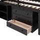 preview thumbnail 34 of 49, Twin Loft Bed with Desk, Drawers & Storage Stairs