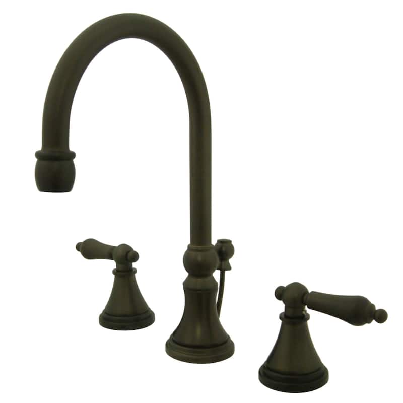 Kingston Brass Governor 1.2 GPM Deck Mounted Bathroom Faucet with - Oil Rubbed Bronze