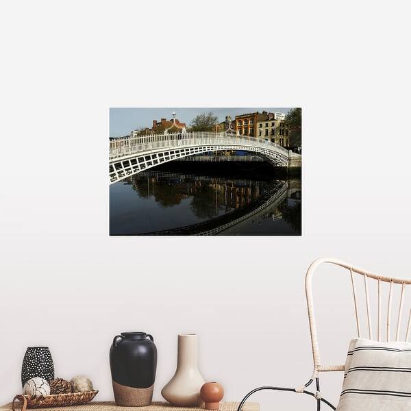 Shop Ha Penny Bridge In Dublin In Ireland Poster Print Free Shipping On Orders Over 45 Overstock 16487242