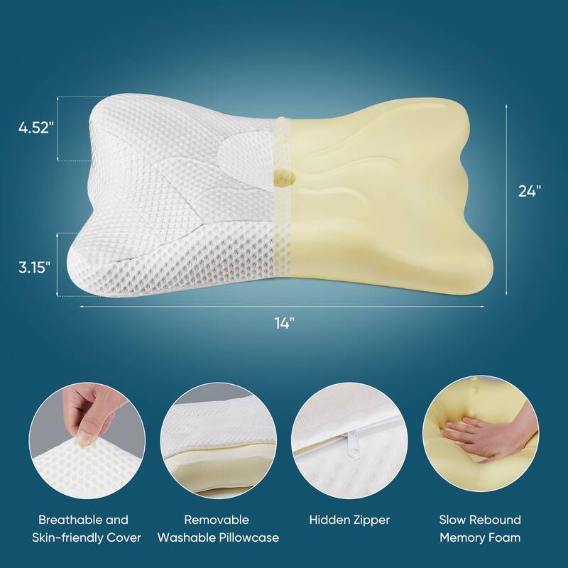 Memory Foam Neck Pillow 1 Piece