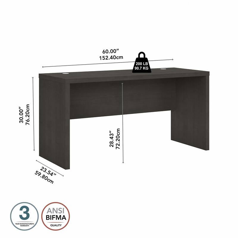 Echo 60W Credenza Desk by Bush Business Furniture