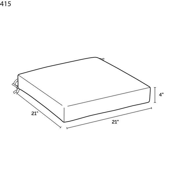 21x21 seat cushion sales