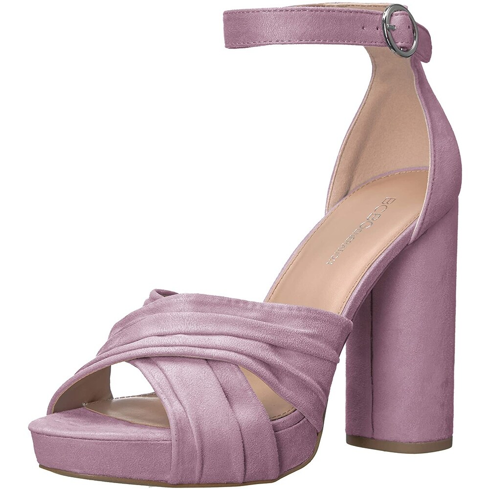 bcbgeneration flora platform dress sandals