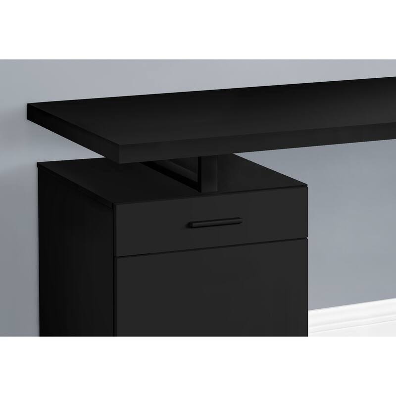 Modern Contemporary 48"L Computer Desk, with 1 Storage Drawers, Sturdy U-shaped Metal Leg, for Home Office