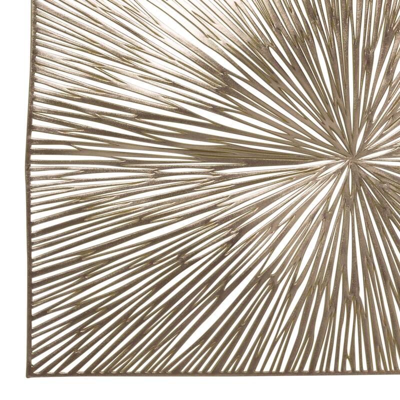 Home Details 4 Pack Star Burst Laser Cut Placemat