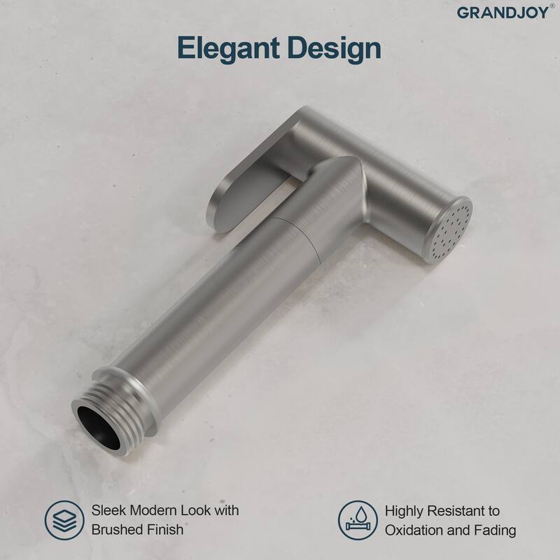 GRANDJOY Toilet Attachment for Personal Hygiene, Cloth Diaper Washer, Adjustable Water Pressure