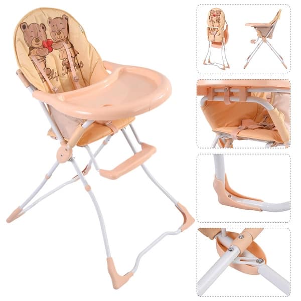 Shop Baby High Chair Infant Toddler Feeding Booster Seat Folding Safety