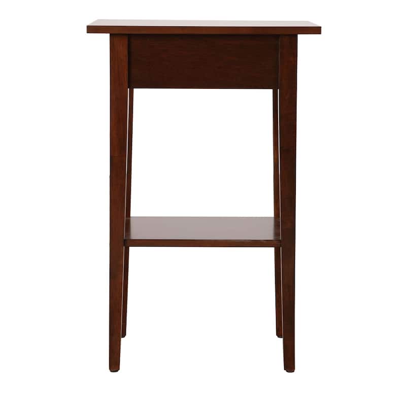 Wood Nightstand with Drawer