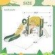 preview thumbnail 8 of 22, Kids Slide Playset Structure 7 in 1 with Slide and Basketball Hoop