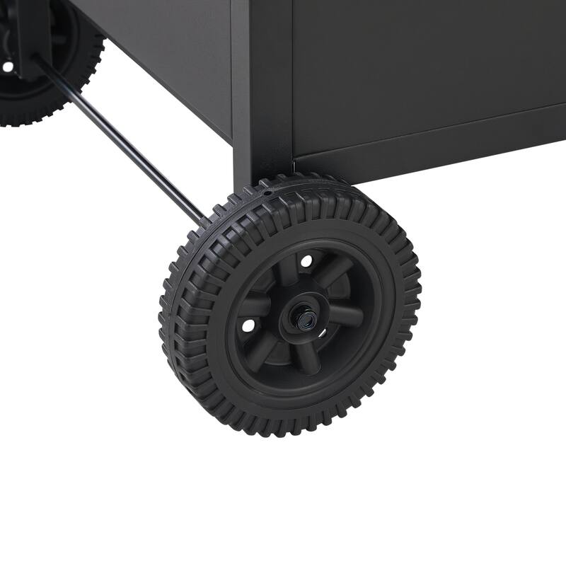 GDF Studio - Ironcrest Pro Outdoor Propane Gas Grill with Side Burner