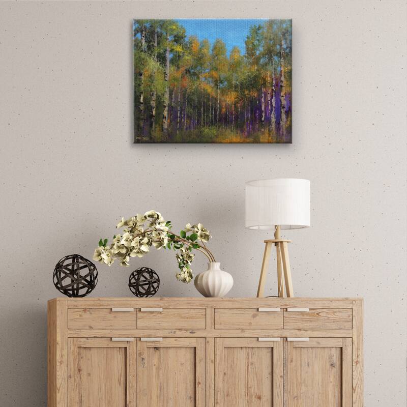 Aspen Autumn by Thomas Stotts Canvas Art Print
