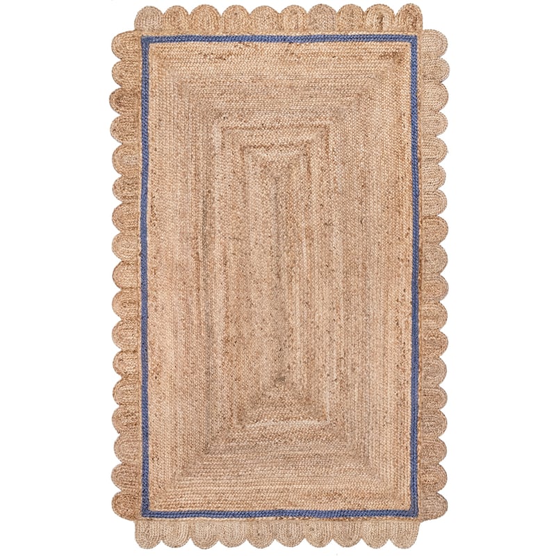 Nuloom Tera Petals Braided Jute Area Rug