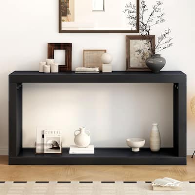 Square Shaped Modern Minimalist Entrance Table