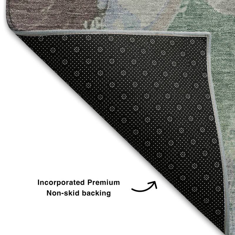 Premium Washable Super Soft Abstract Contemporary Mayfield Rug