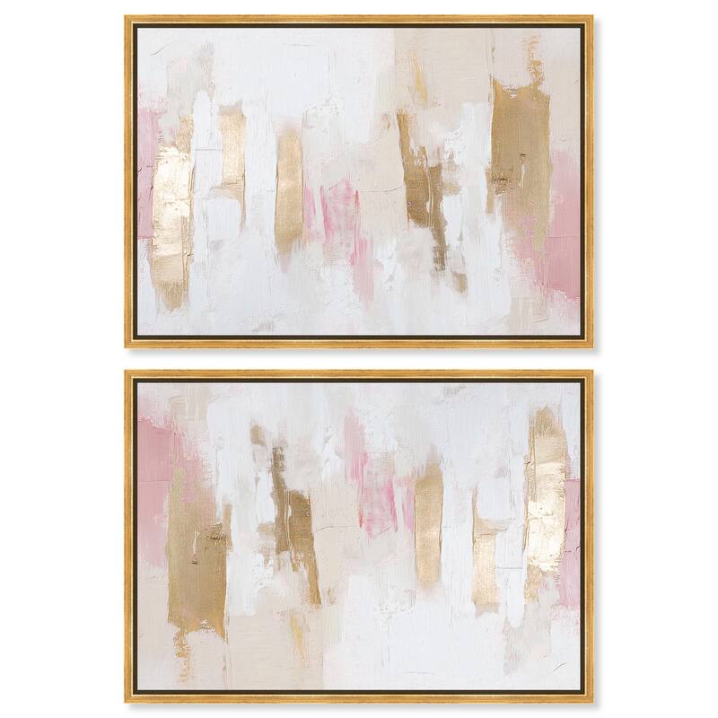 Champagne Glasses Glitz Canvas by Art Remedy - 45" x 30" - Black