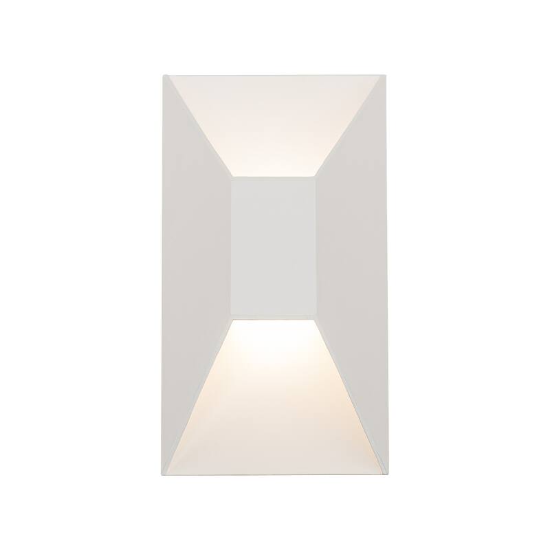 Maglev 10in LED Indoor or Outdoor Wall Light 3-CCT 3000K-3500K-4000K Set to 3000K