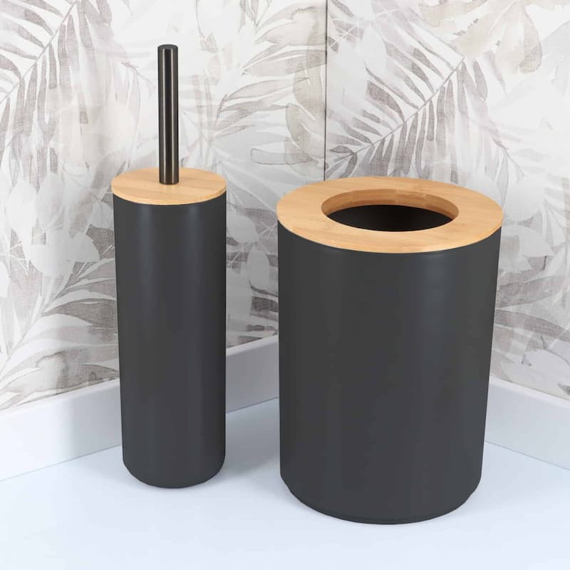 Padang Bathroom Accessories Set Bamboo