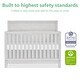 preview thumbnail 2 of 4, Evolur Lourdes 5-in-1 Crib - Greyhound