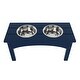 preview thumbnail 56 of 70, Elevated Pet Feeder with Stainless Steel Bowls - N/A