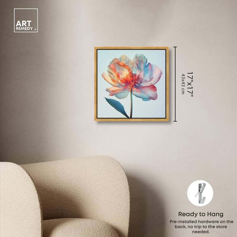 Peony Phases Canvas by Art Remedy