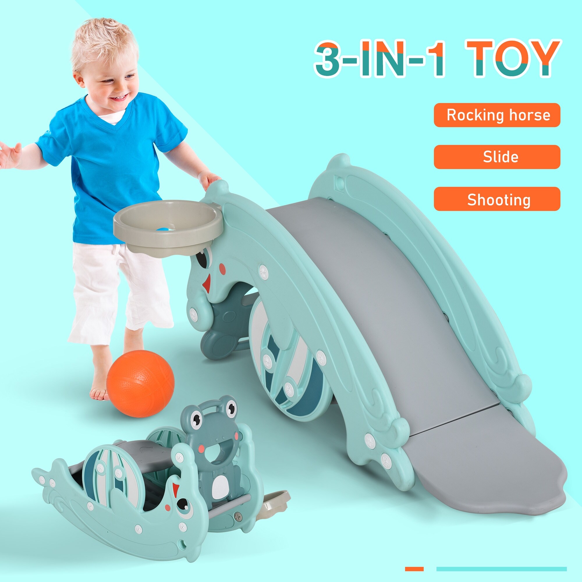 outdoor rocking horse