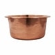 preview thumbnail 9 of 10, Redondo Chico Hand Hammered Copper Universal Mount Bar Sink