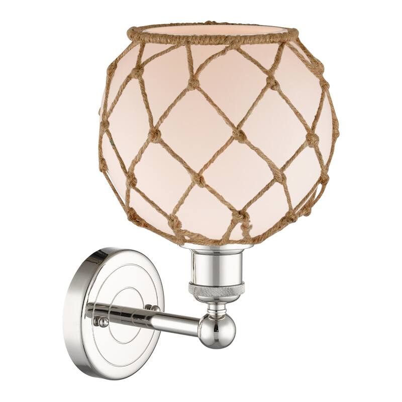 Innovations Lighting Endless Possibilities Edison - Farmhouse Rope - 1 Light 8" Sconce