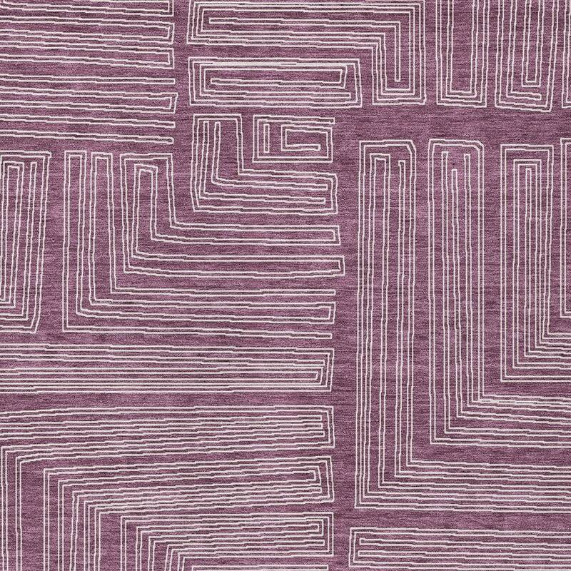 HomeRoots Geometric Transitional Rectangle Outdoor Rug