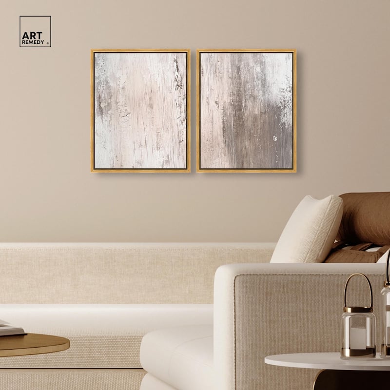 Striated Texture IV Canvas Set of 2 by Art Remedy