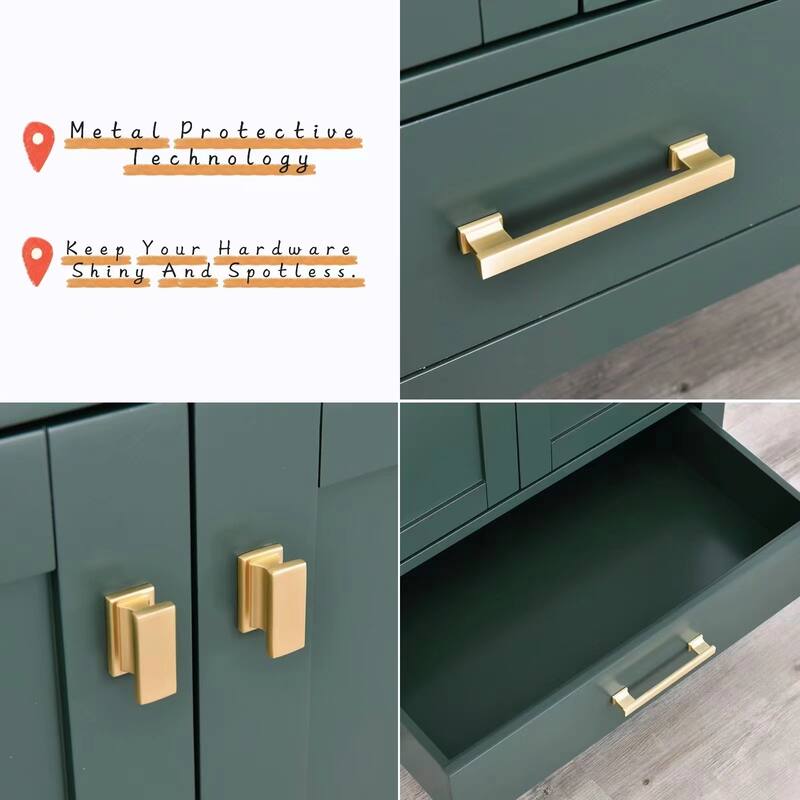 Prismora 30 in. Juniper Green Vanity with Countertop & Splash, Single Sink