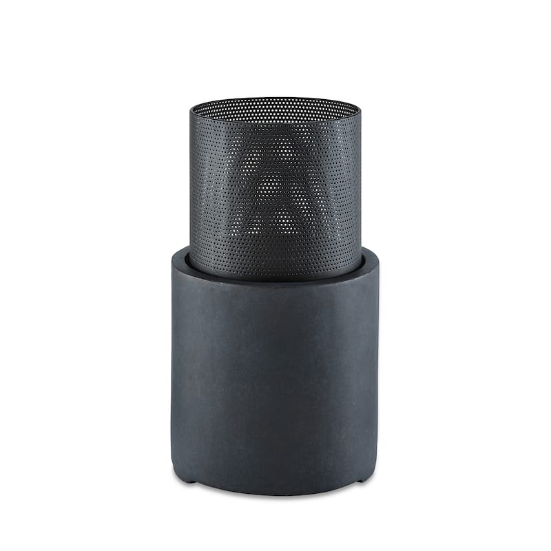 Danya B. 22 inch Wood Burning Faux Stone Fire Column