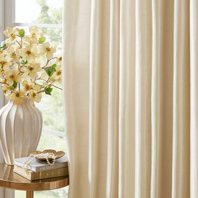 Madison Park Emilia Twist Tab Total Blackout Window Curtain Panel