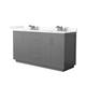 Option Dark Gray / Giotto Quartz Top / Brushed Nickel