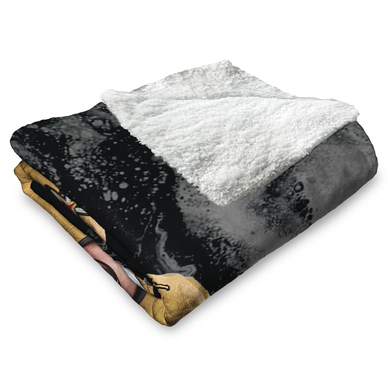 NHL Player Silk Touch Sherpa Throw Blanket