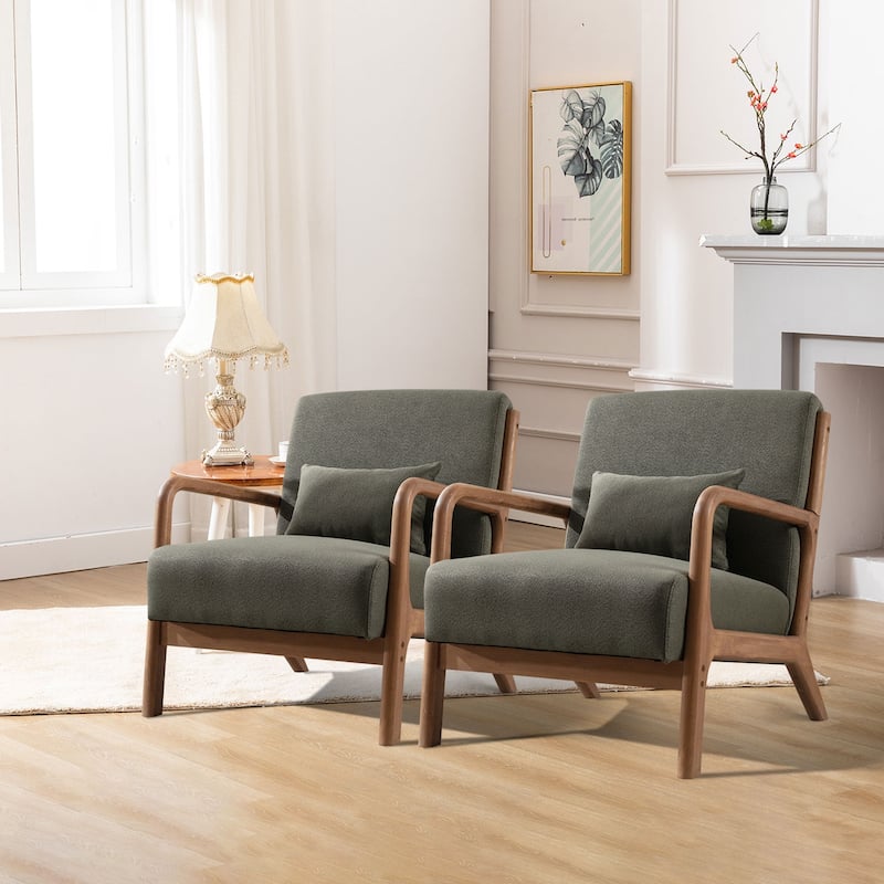 Aston Modern Solid wood Accent Chair for Living Room