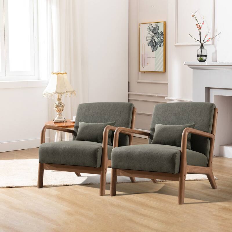 Aston Modern Solid wood Accent Chair for Living Room