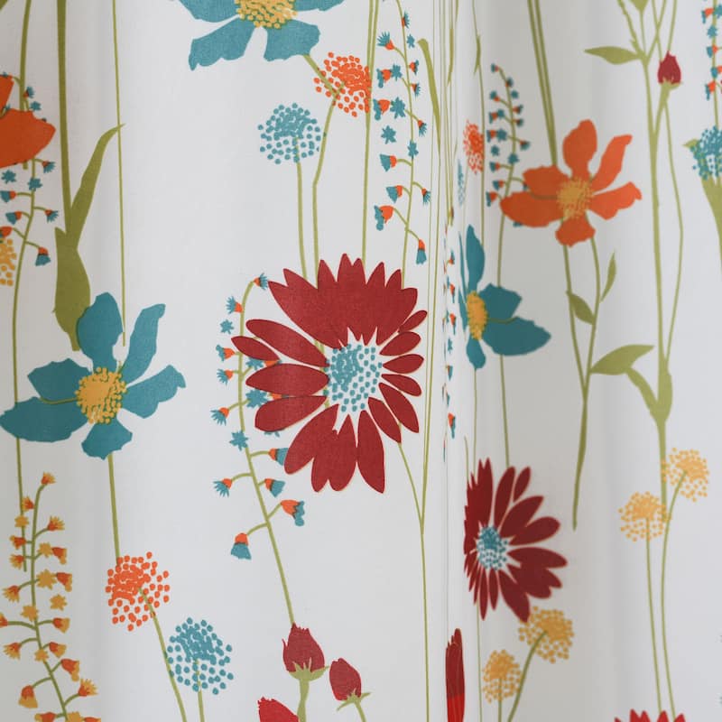 Lush Decor Clarissa Floral Shower Curtain