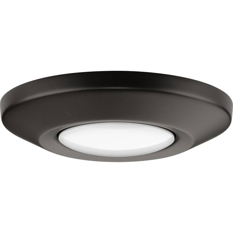 Intrinsic Collection 7 inch Antique Bronze Flush Mount LED Adjustable Eyeball - 7.25 in x 7.25 in x 1.546 in - 7.25 in x 7.25 in x 1.546 in