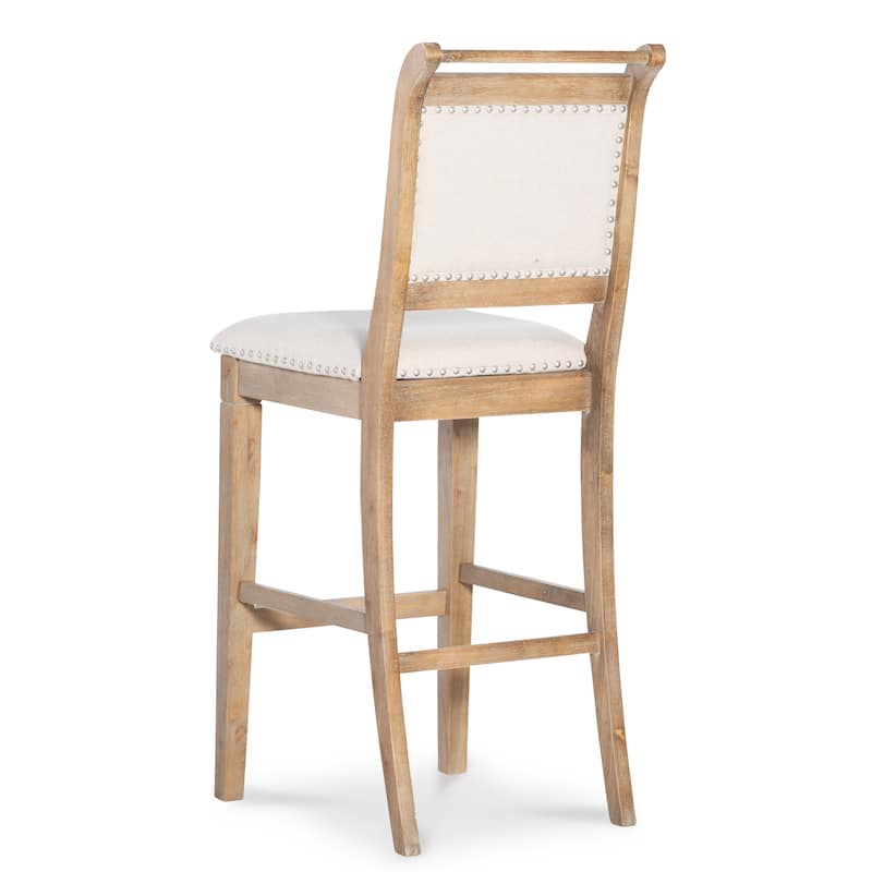 The Gray Barn Nook Natural 30-inch Barstool