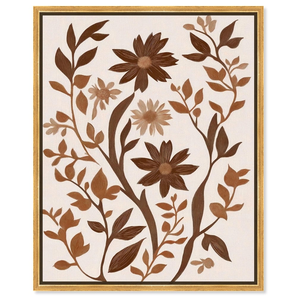 Sepia Sepal III Canvas by Art Remedy