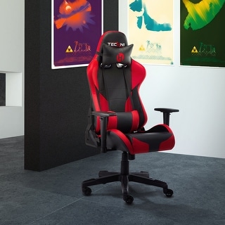 Ergonomic Adjustable Tilt Gaming Office Chair with 2D Arm and Pillows ...