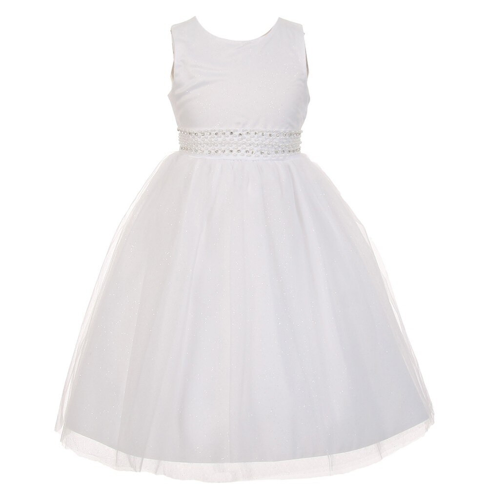 white big girl dresses