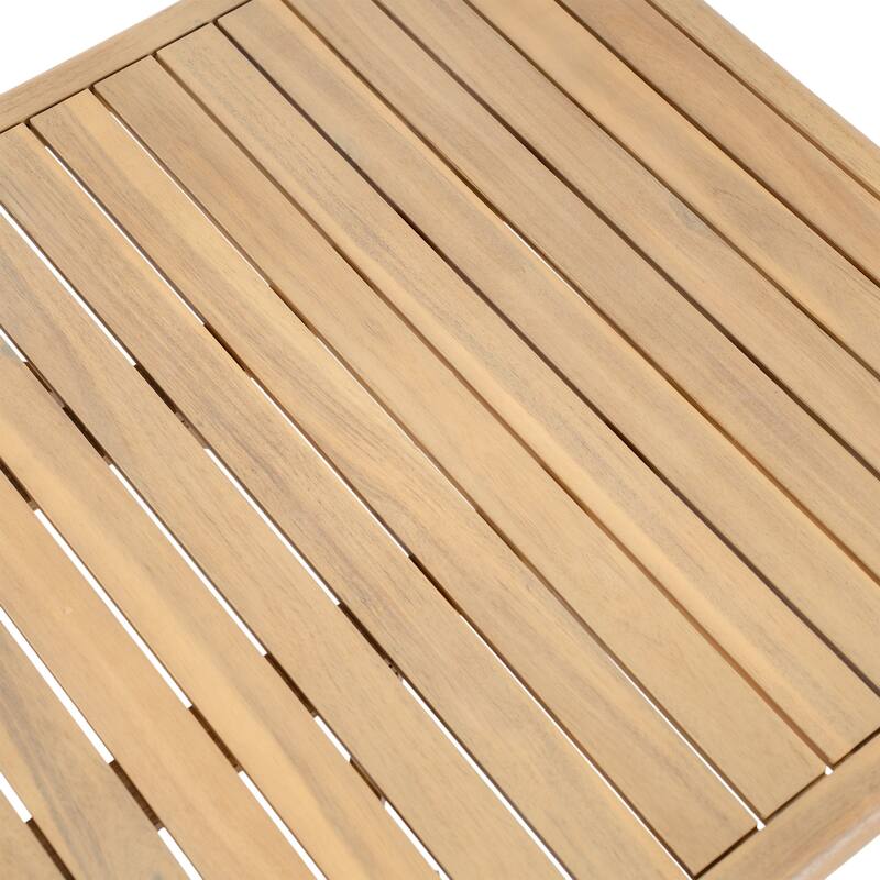 Christopher Knight Home - Modern Outdoor Acacia Wood Coffee Table with Light Teak Finish