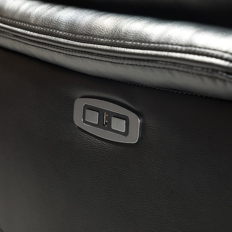 Mercedes Genuine Leather Power Recliner with Cushion Padded