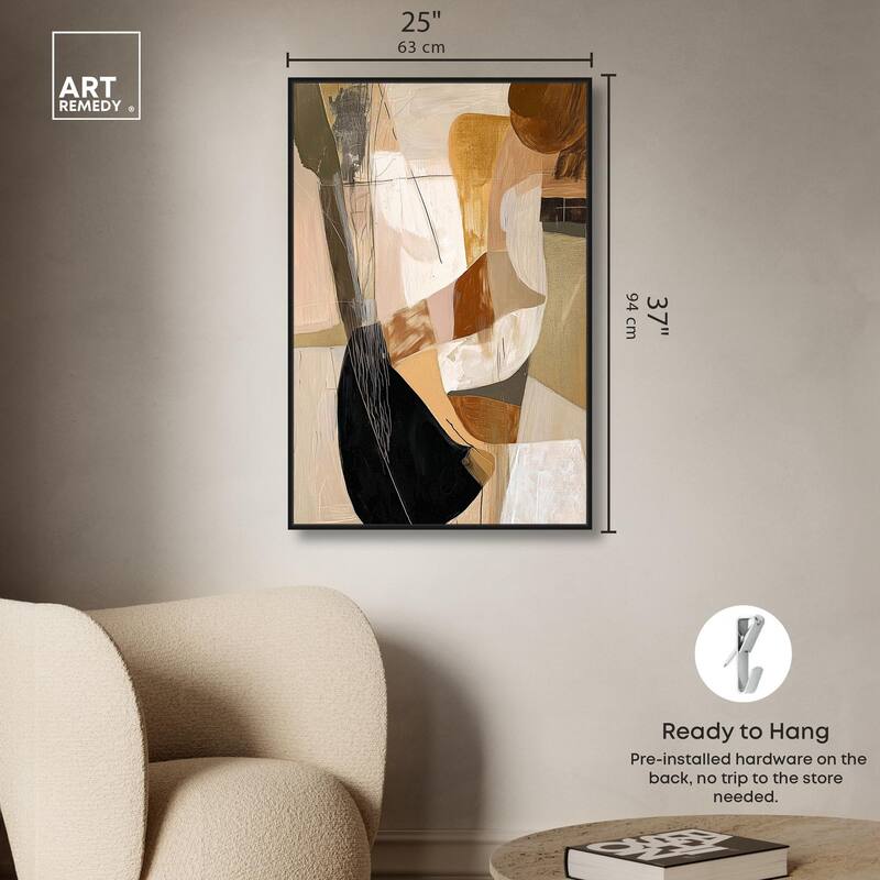 Tactile Depth II Canvas by Art Remedy