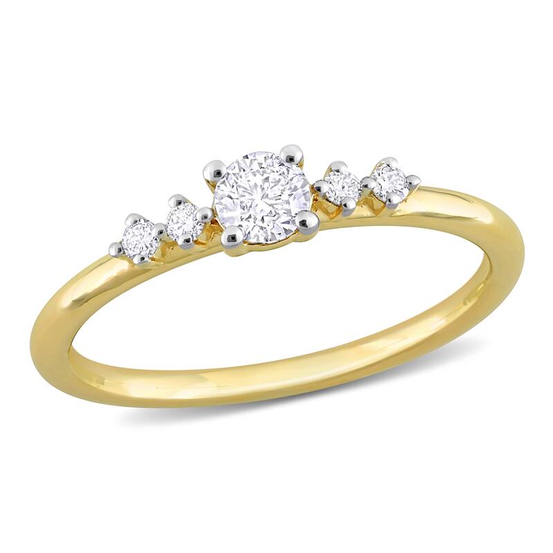 Miadora 1/3ct TDW Diamond Ring in 14k Yellow Gold